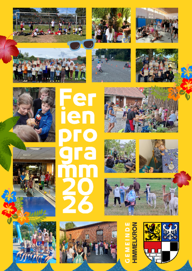 Titelseite des Ferienprogramms 2026