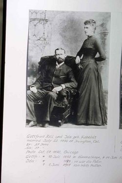 Historische Fotografie Gottfried und Ida Zoll