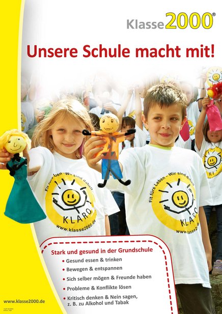 Plakat "Unsere Schule macht mit"