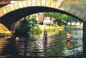 Sandsteinbrücke